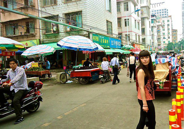 Mademoiselle Nineteen en Chine